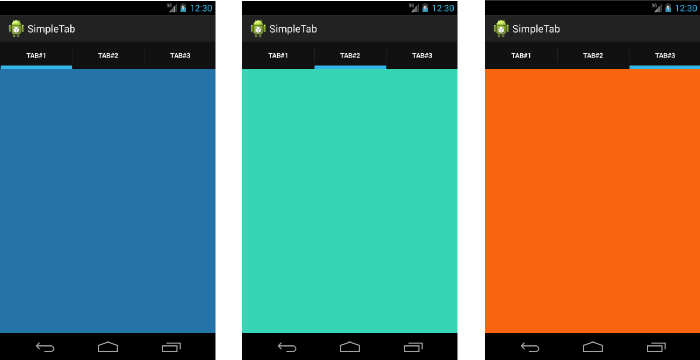 การสร้าง Tab บน Android ด้วยการใช้ TabHost และ ActionBar Tab