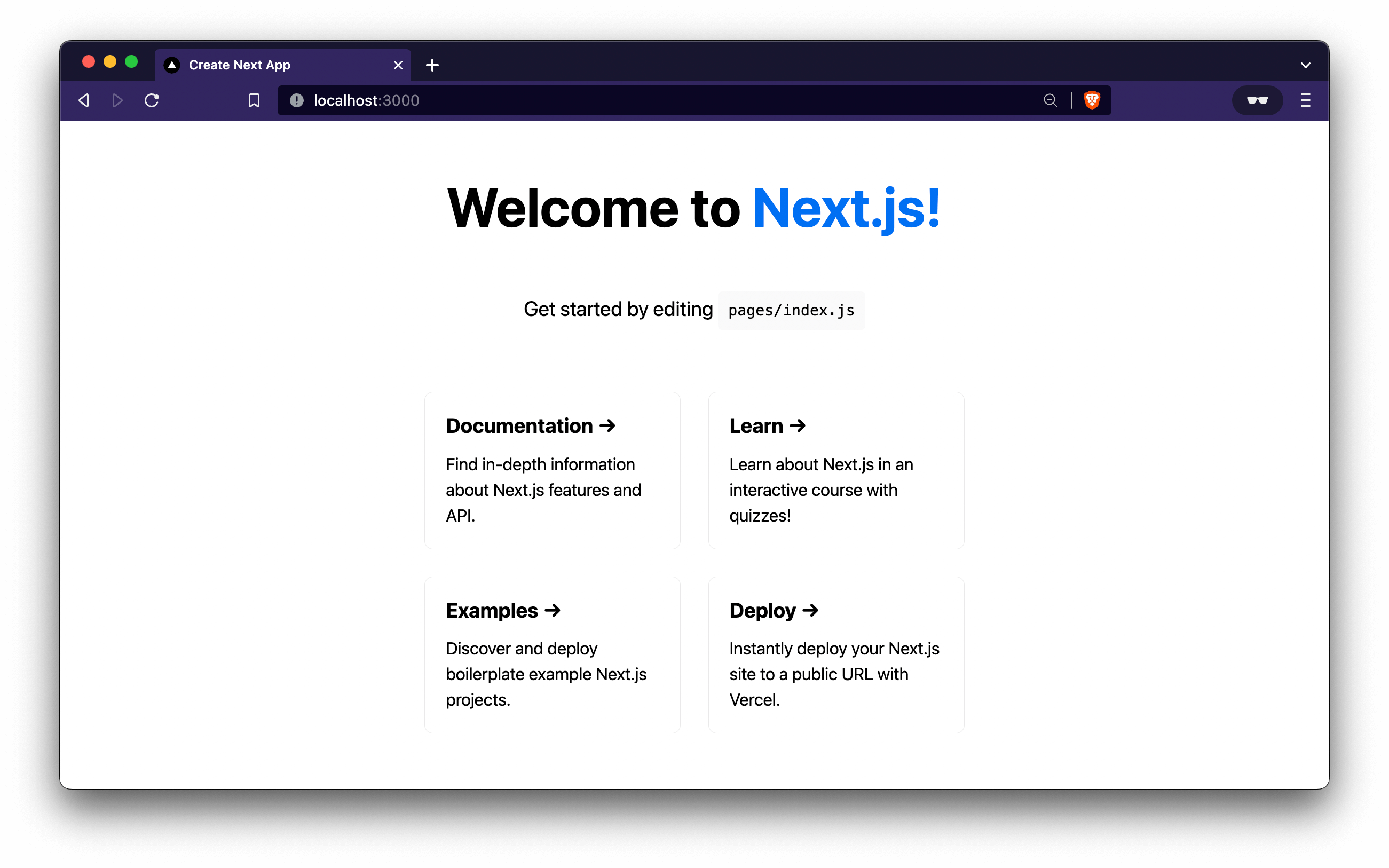 Next.js Getting Started