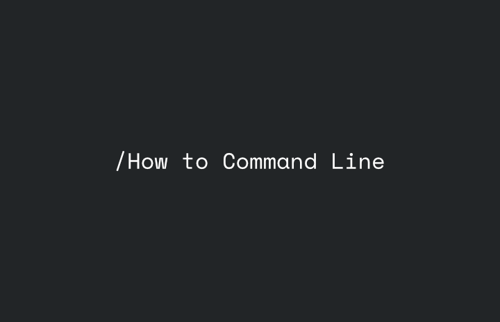 จดบันทึก CLI - How to Command Line