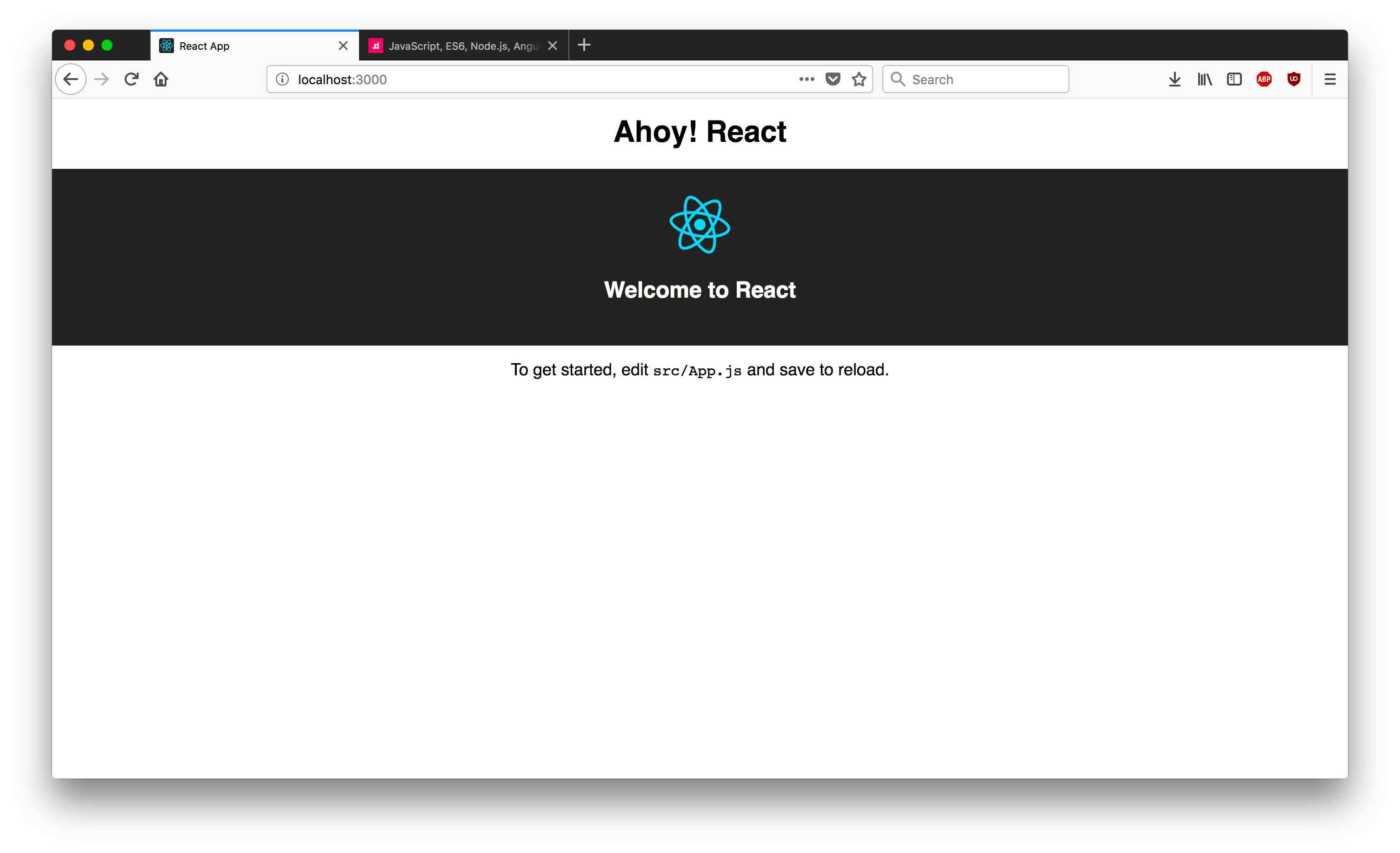 Hello React 2