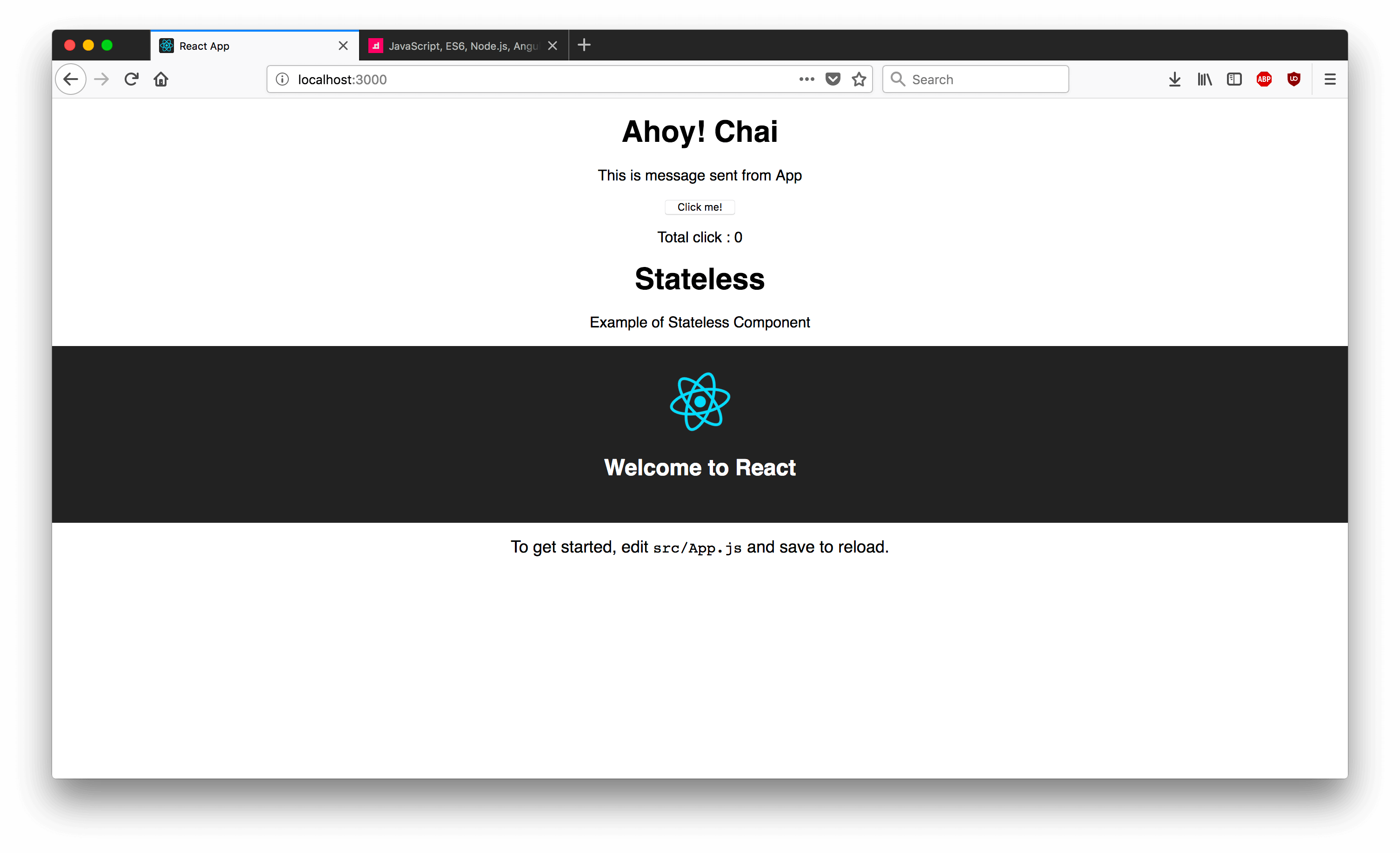 React Stateless