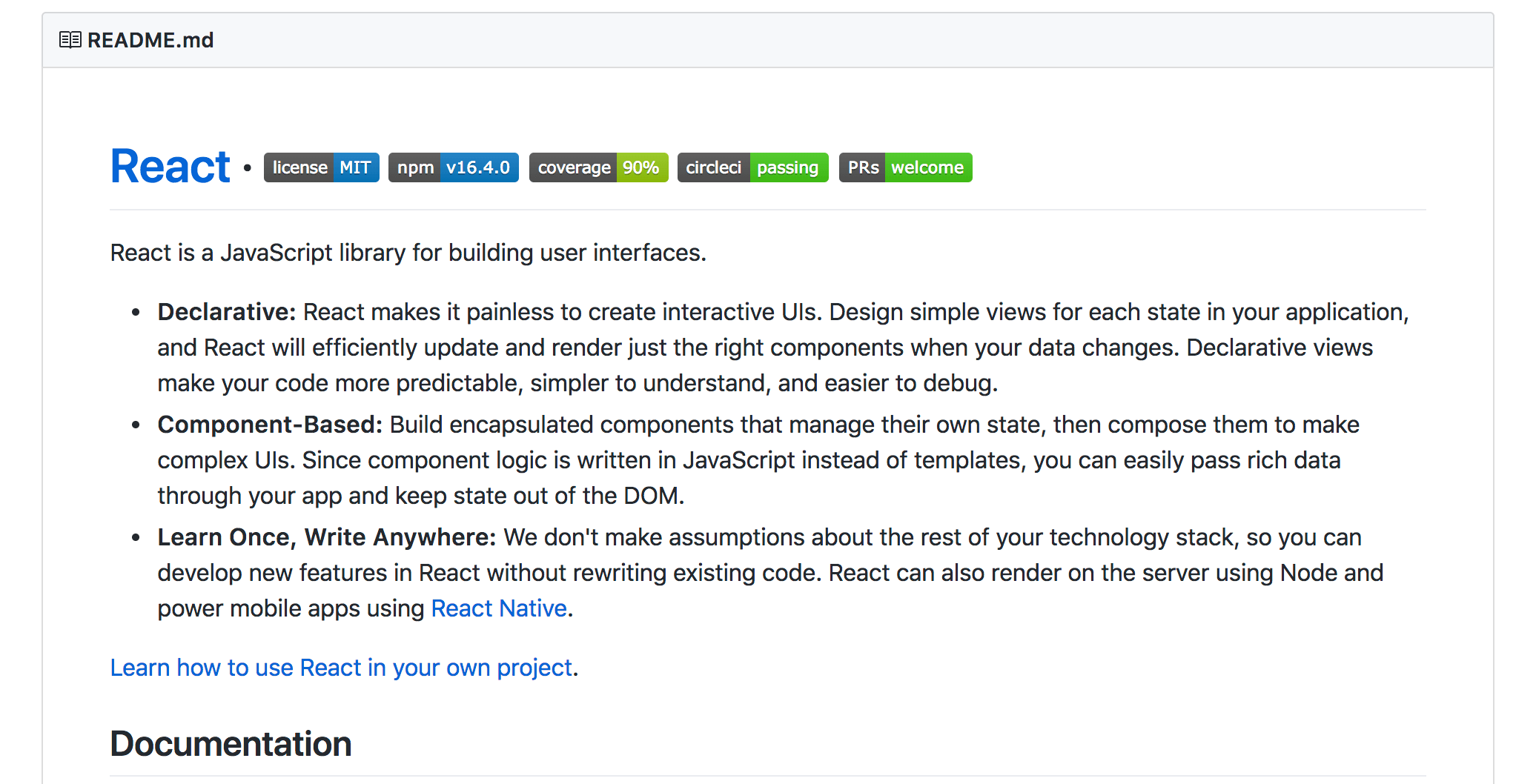 Github README