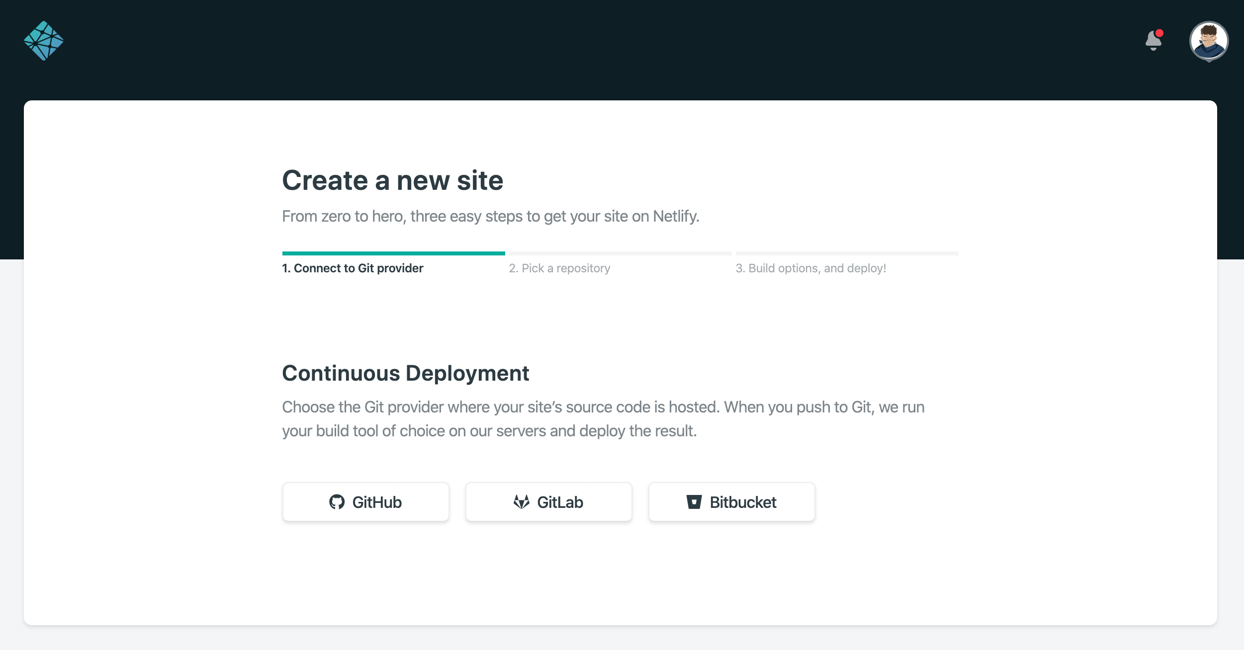 Gatsby deploy netlify