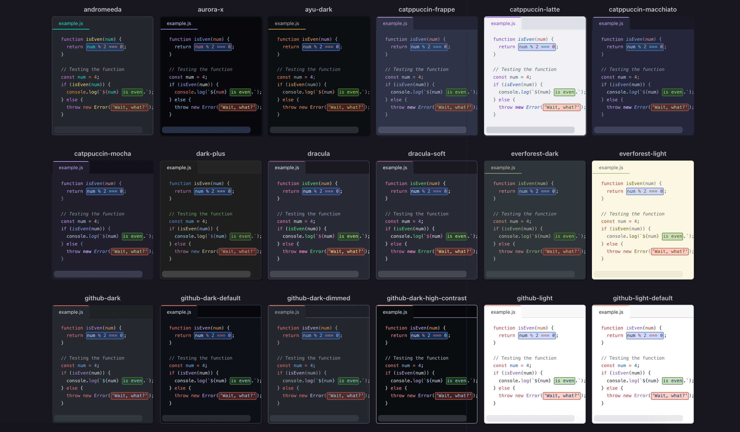 Expressive Code Theme